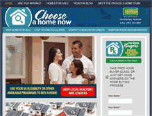 Tablet Screenshot of chooseahomenow.com